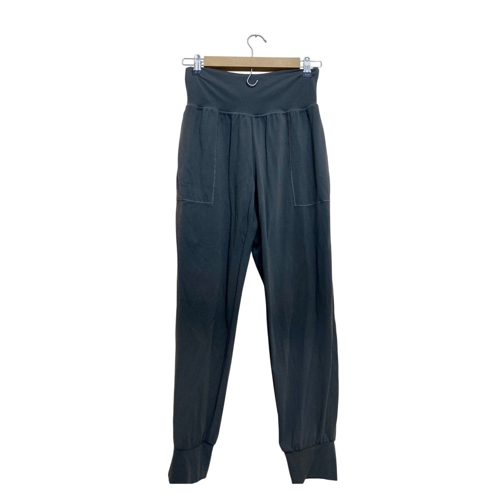 Athleta Cruise Jogger in Powervita Dark Gray‎ High Rise Yoga Pants Womens Size S